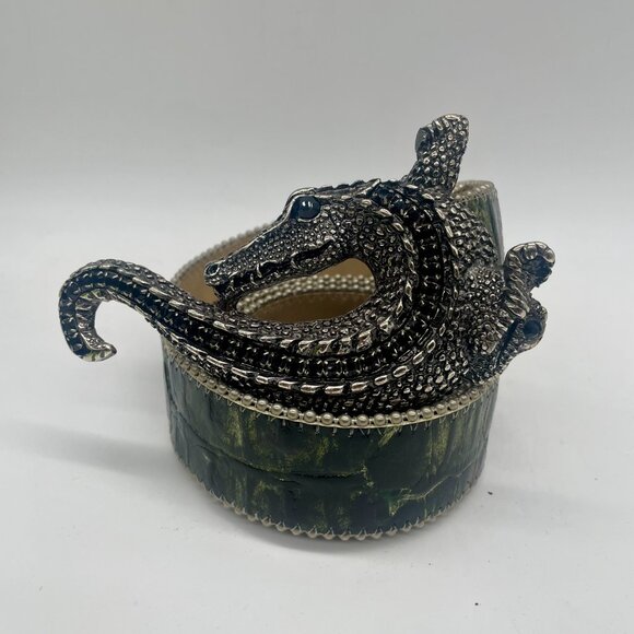 BB SIMON ALLIGATOR BELT - Picture 1 of 7